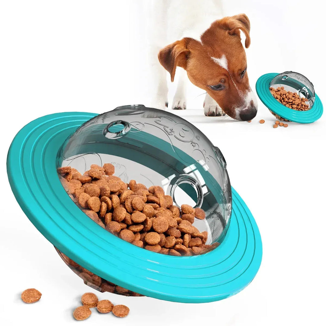 Interactive Dog Toy with Treat Dispenser - SnackSpin-Yellow-Nora Luxe