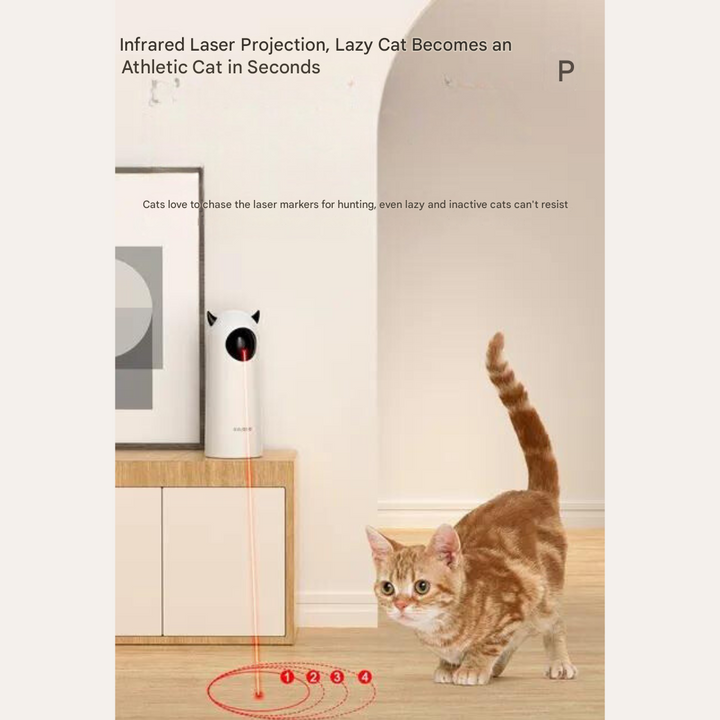 Interactive Laser Cat Toy - LaserPaw-Nora Luxe