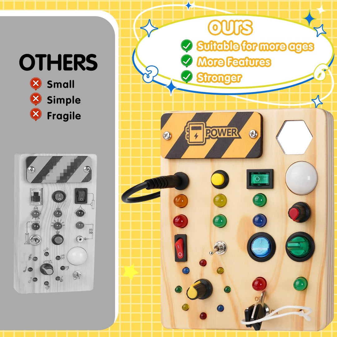 Interactive Montessori Board for Toddlers - BrightStart-Nora Luxe