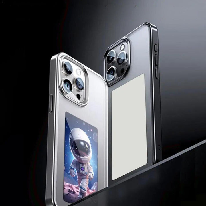 Interactive Photo iPhone Case - PixelShell-Black-iPhone 15-Nora Luxe