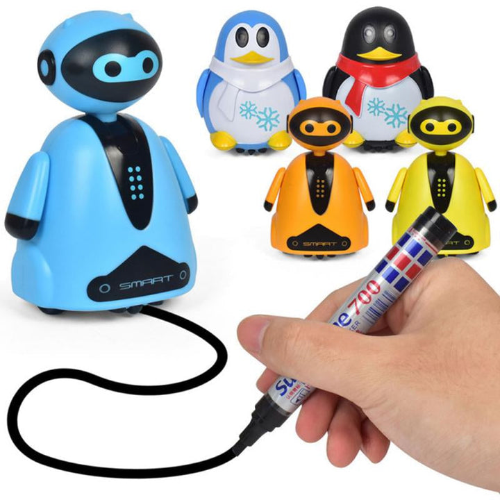 Interactive Robot for Creative Play - CreatoBot-Black penguin-Nora Luxe