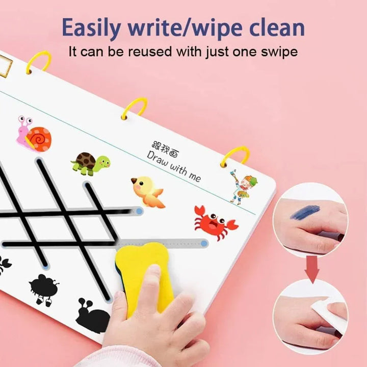 Interactive Writing Book – ScribbleBook-32 Pages-The Livary