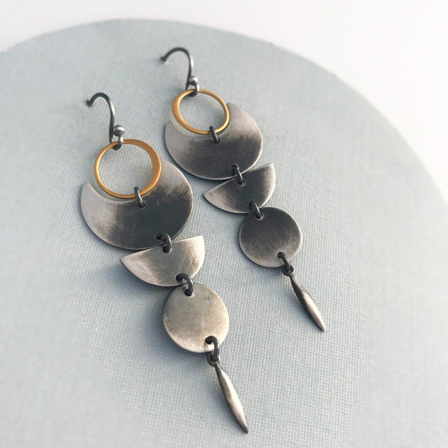 Irregular Shaped Earrings | Unique Fashion Jewellery-Kunoichi Ninja-Nora Luxe