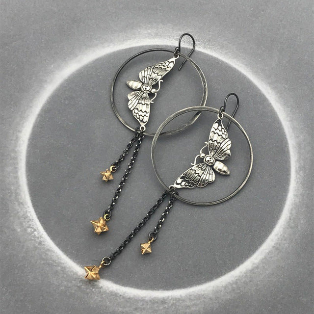 Irregular Shaped Earrings | Unique Fashion Jewellery-Kunoichi Ninja-Nora Luxe