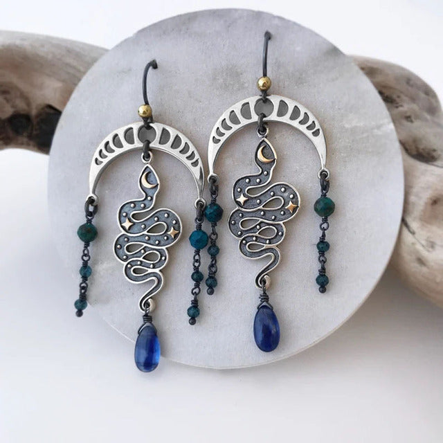 Irregular Shaped Earrings | Unique Fashion Jewellery-Kunoichi Ninja-Nora Luxe
