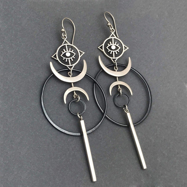 Irregular Shaped Earrings | Unique Fashion Jewellery-Kunoichi Ninja-Nora Luxe