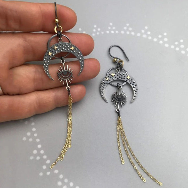Irregular Shaped Earrings | Unique Fashion Jewellery-Kunoichi Ninja-Nora Luxe