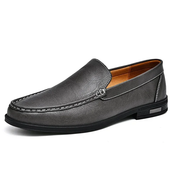 Italian slippers made of genuine leather – Emilio-Blue-6-Nora Luxe