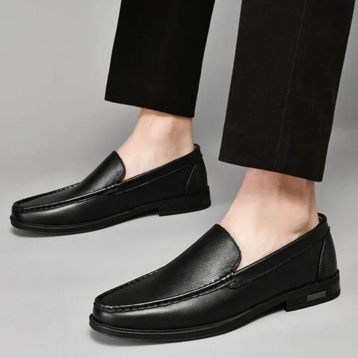 Italian slippers made of genuine leather – Emilio-Blue-6-Nora Luxe