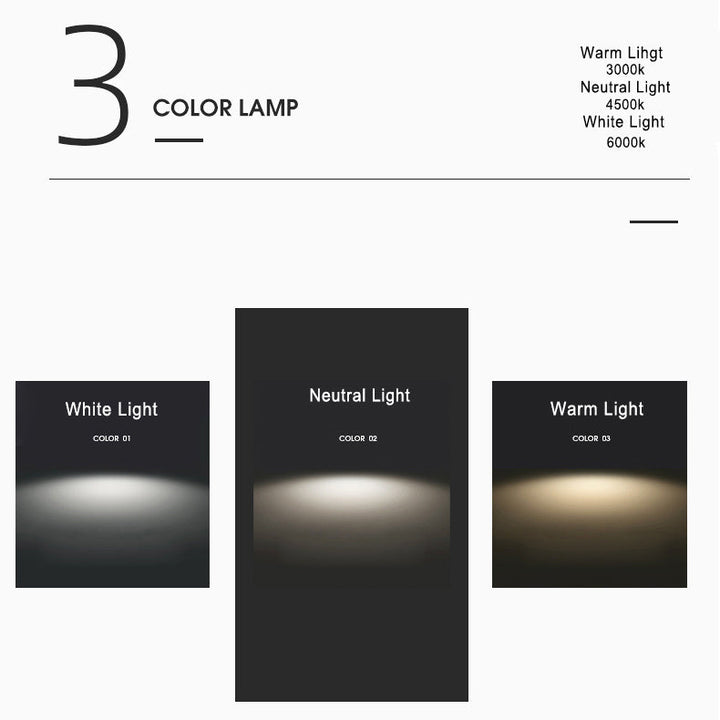 Japanese Style LED Ceiling Lamp – Renji-Warm light-Recessed light-Wood-The Livary