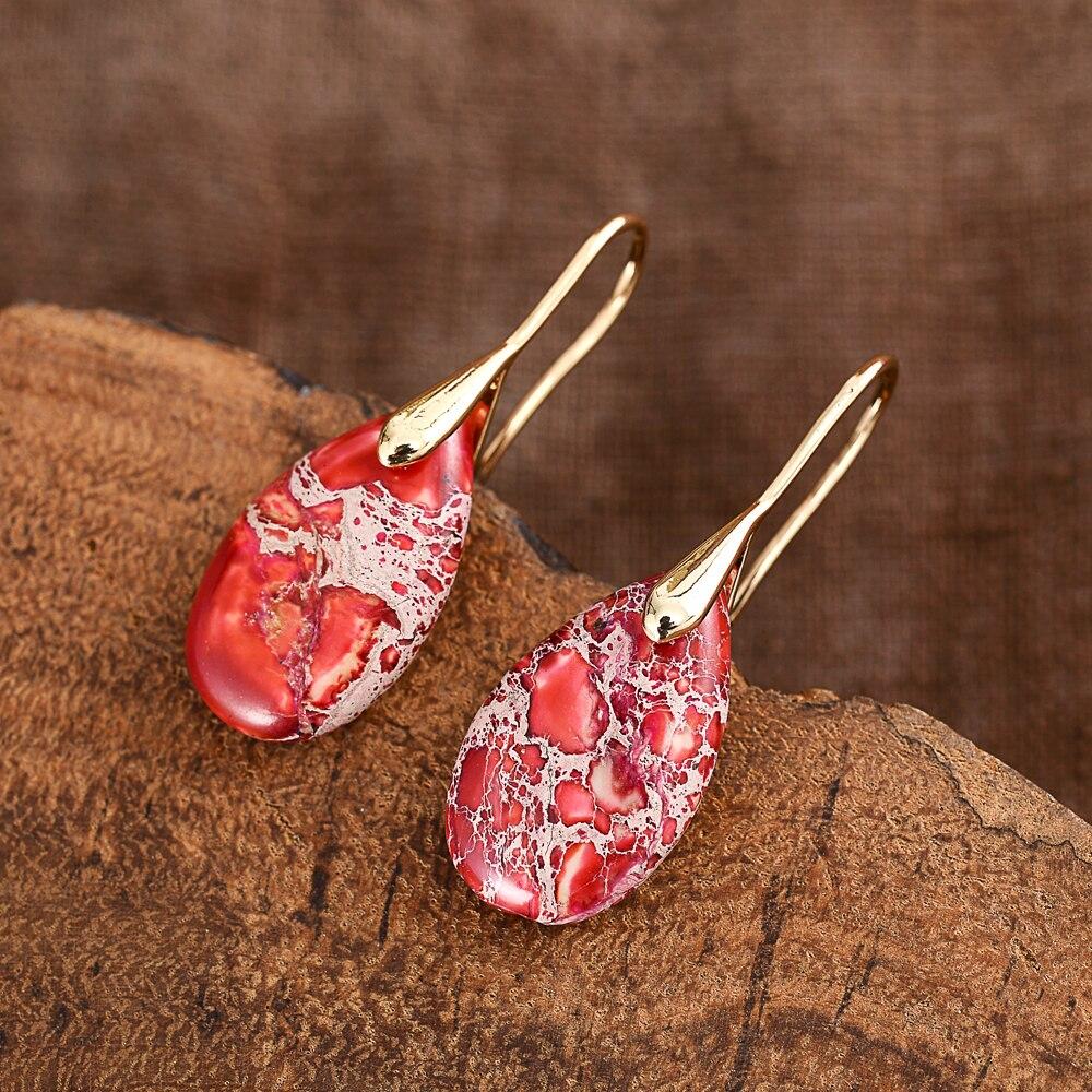 Jasper Dream Earrings - Nyssa-Gold-Nora Luxe