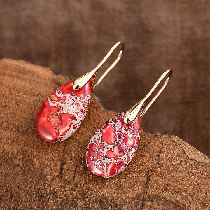 Jasper Dream Earrings - Nyssa-Gold-Nora Luxe
