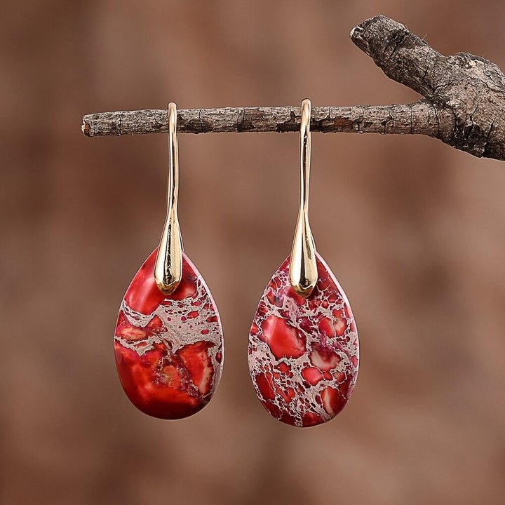 Jasper Dream Earrings - Nyssa-Silver-Nora Luxe