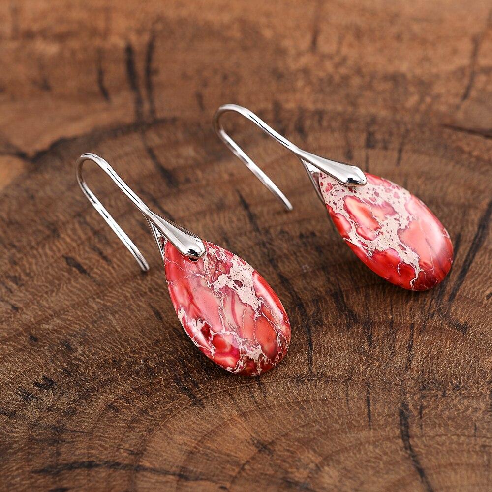 Jasper Dream Earrings - Nyssa-Silver-Nora Luxe