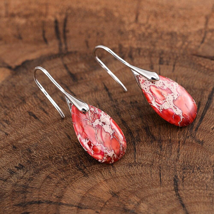 Jasper Dream Earrings - Nyssa-Silver-Nora Luxe