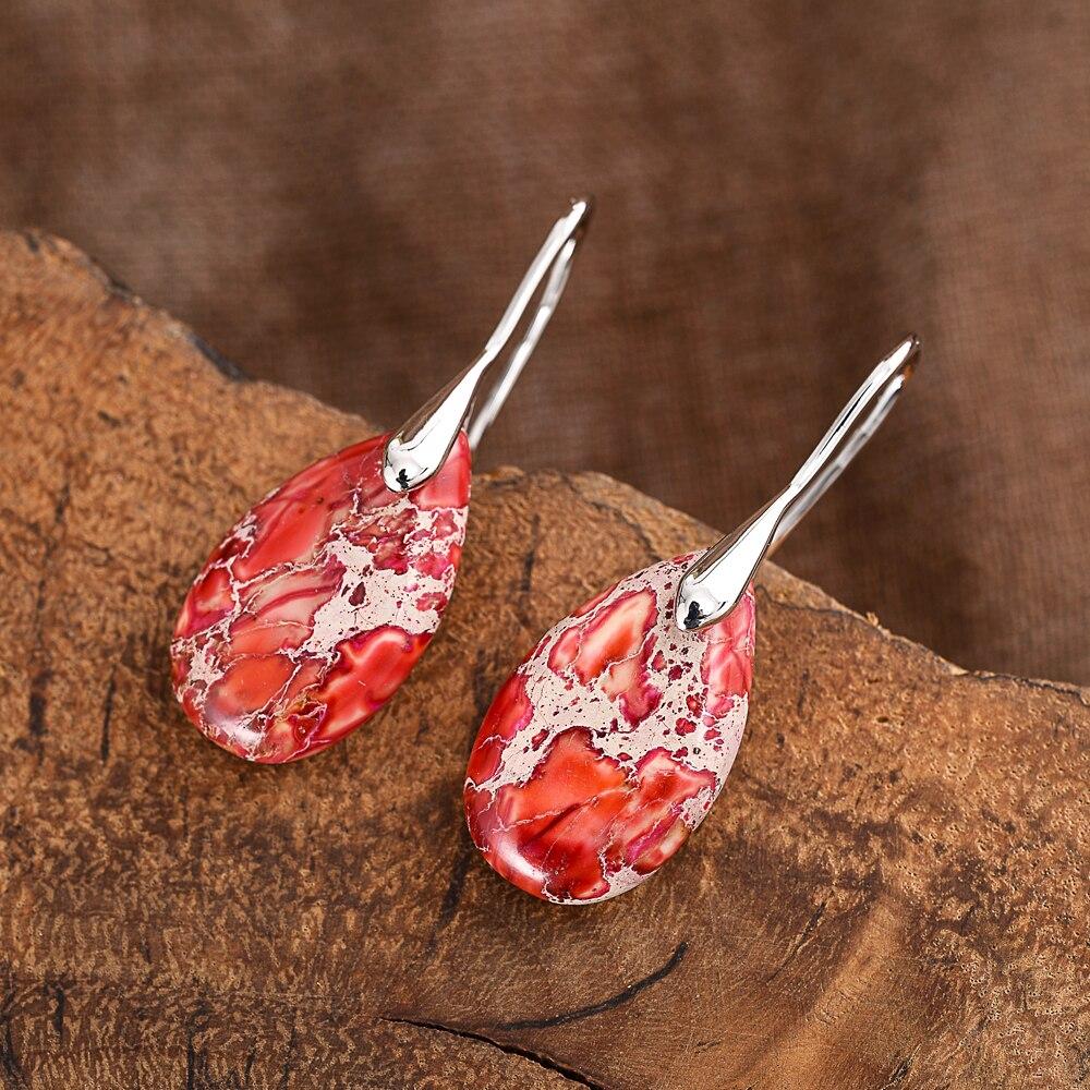Jasper Dream Earrings - Nyssa-Silver-Nora Luxe