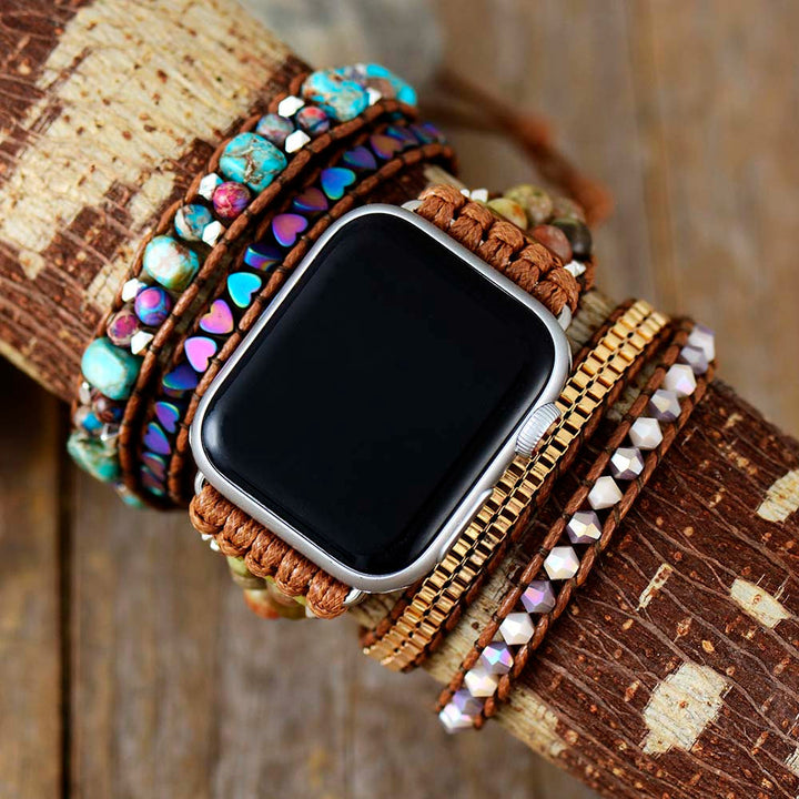 Jasper & Onyx Bohemian Apple Watch Band - Lyra-Small approx. 19.69 inches + adjustable closure-1.65 - 1.77 inches Apple Watch-Nora Luxe