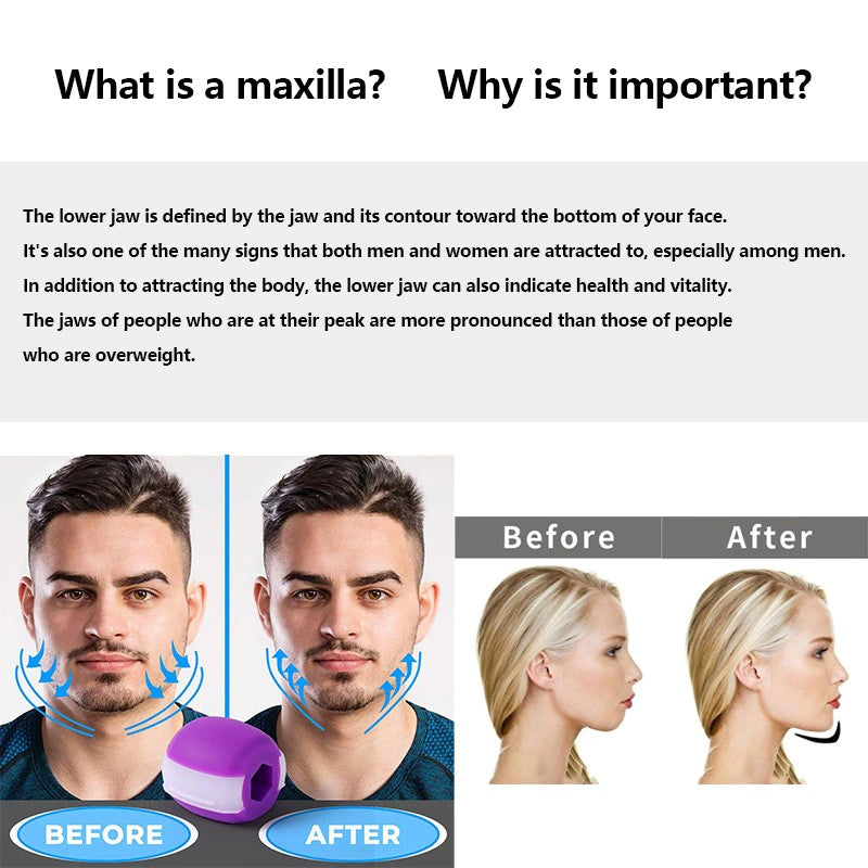 Jaw trainer - JawSculpt-Blue-Nora Luxe