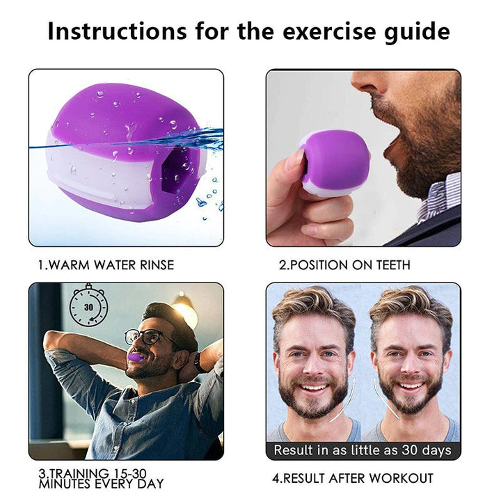 Jaw trainer - JawSculpt-Blue-Nora Luxe