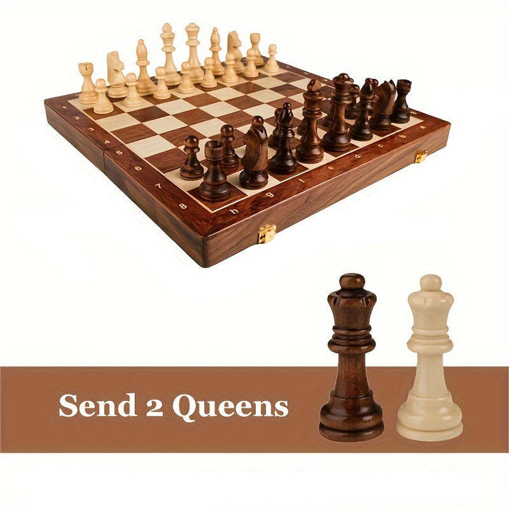 Luxury chess set made of solid wood – GrandRook