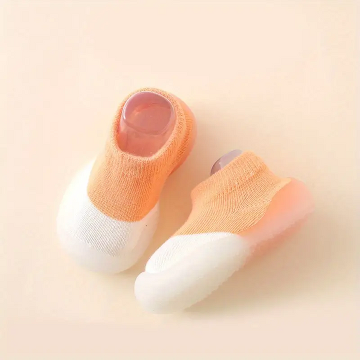 Kids' Barefoot Sneakers - FreeStep-Orange-18-19-Nora Luxe