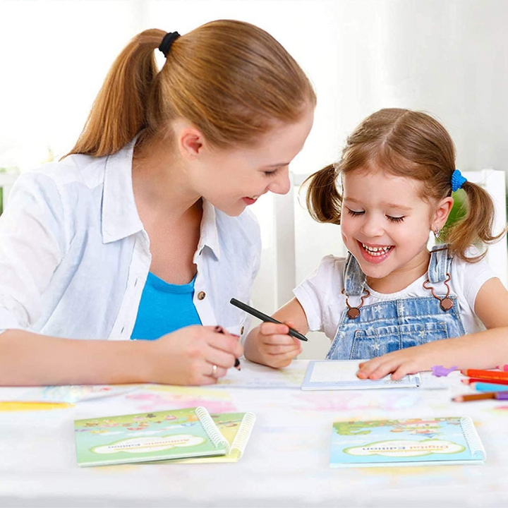 Kids' Notebook - Creative Scribbles-Set of 4-Nora Luxe