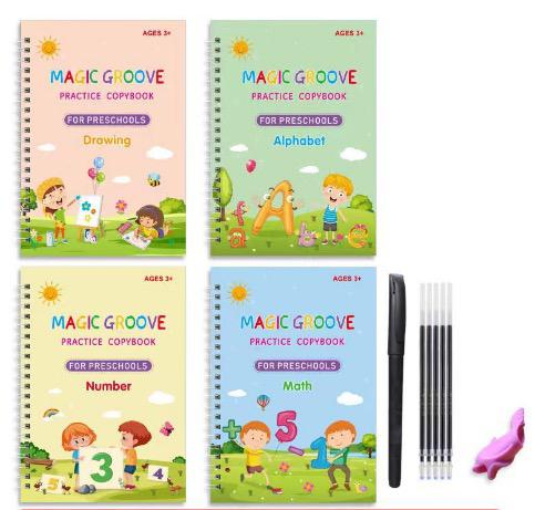 Kids' Notebook - Creative Scribbles-Set of 4-Nora Luxe