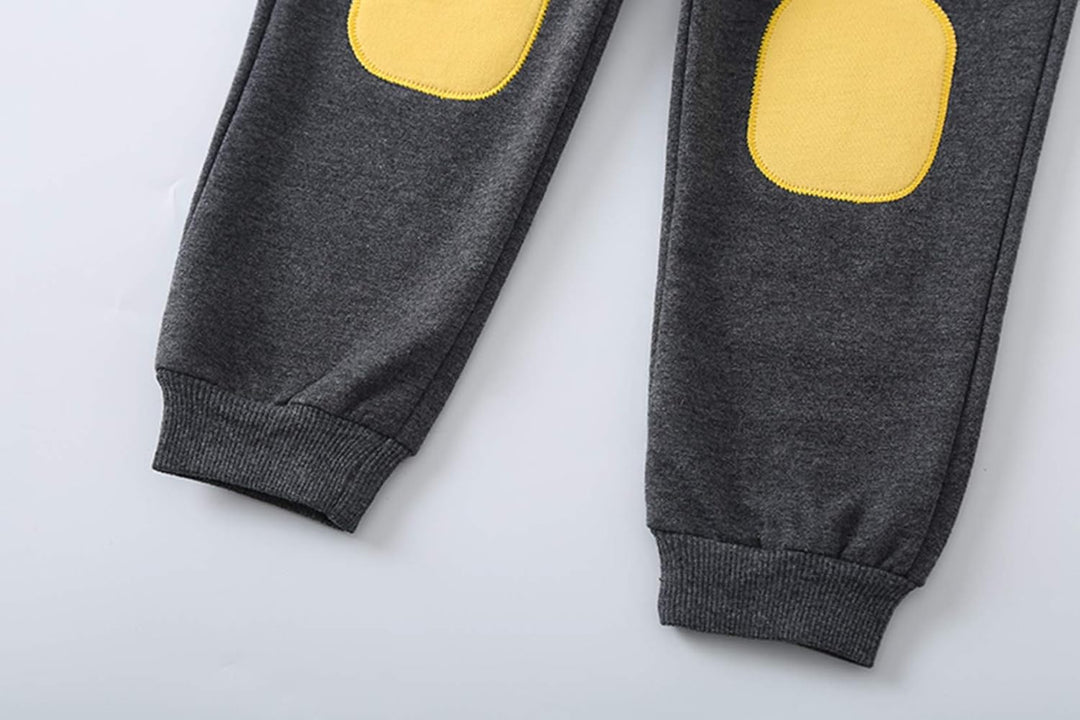 Kids Set: Dinosaur Print Boys Clothing Set-Yellow-1-2 Years old-Nora Luxe