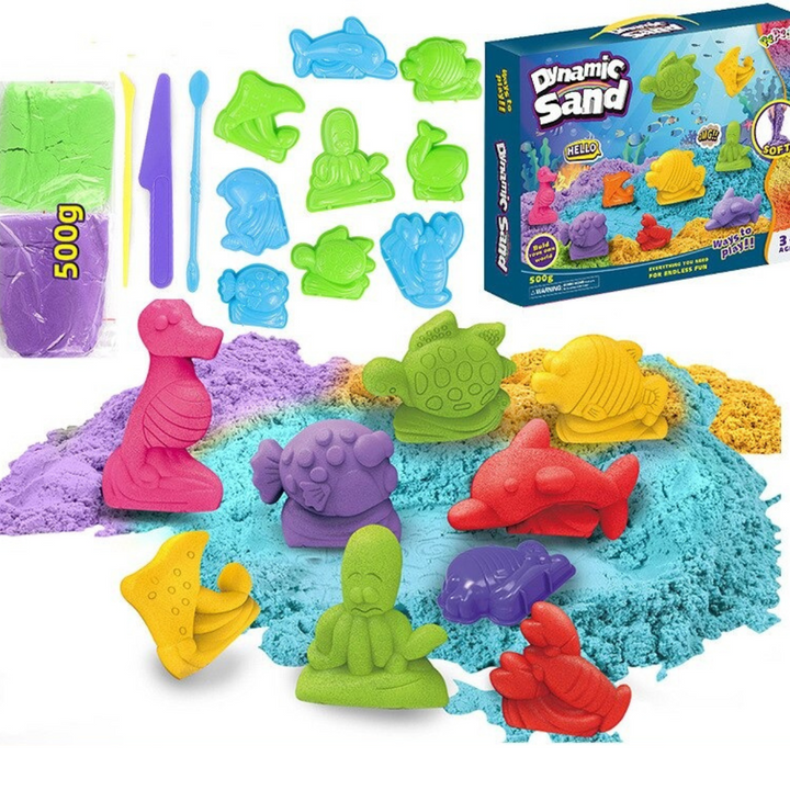 Kinetic Sand Play Set - CreativeSand-Marine animals-Nora Luxe