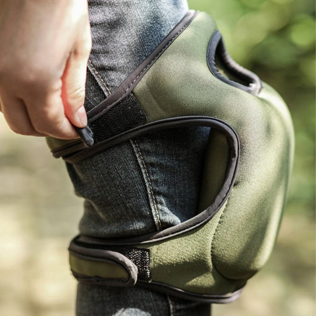 Knee pads for Gardening - GardenGuard-Green-Nora Luxe