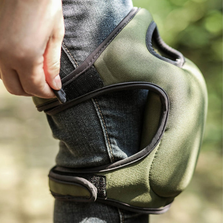 Knee pads for Gardening - GardenGuard-Green-Nora Luxe
