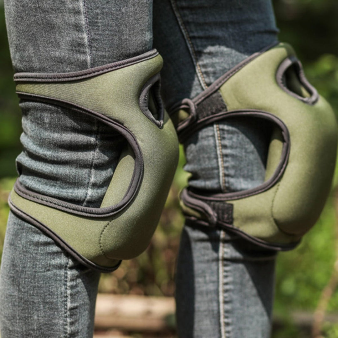 Knee pads for Gardening - GardenGuard-Green-Nora Luxe