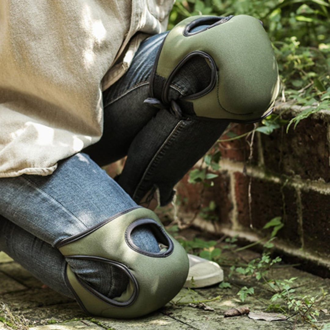 Knee pads for Gardening - GardenGuard-Green-Nora Luxe