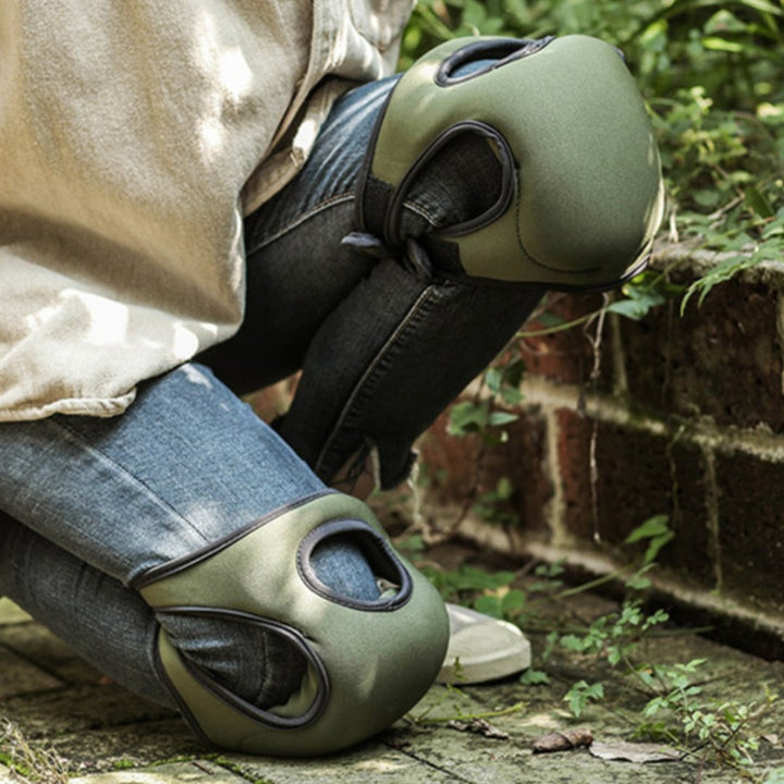 Knee pads for Gardening - GardenGuard-Green-Nora Luxe