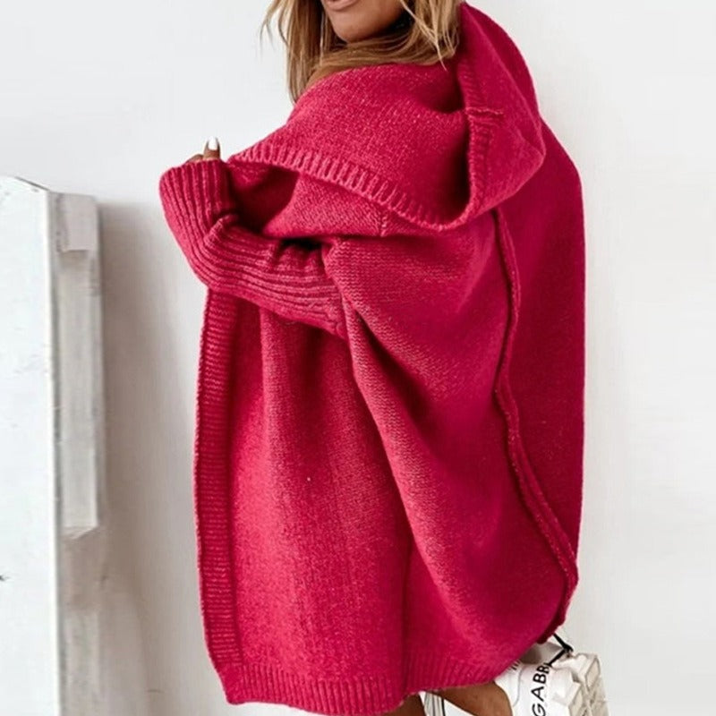 Knitted Autumn Cardigan - CuddleWrap-Gray-S (2-4)-Nora Luxe