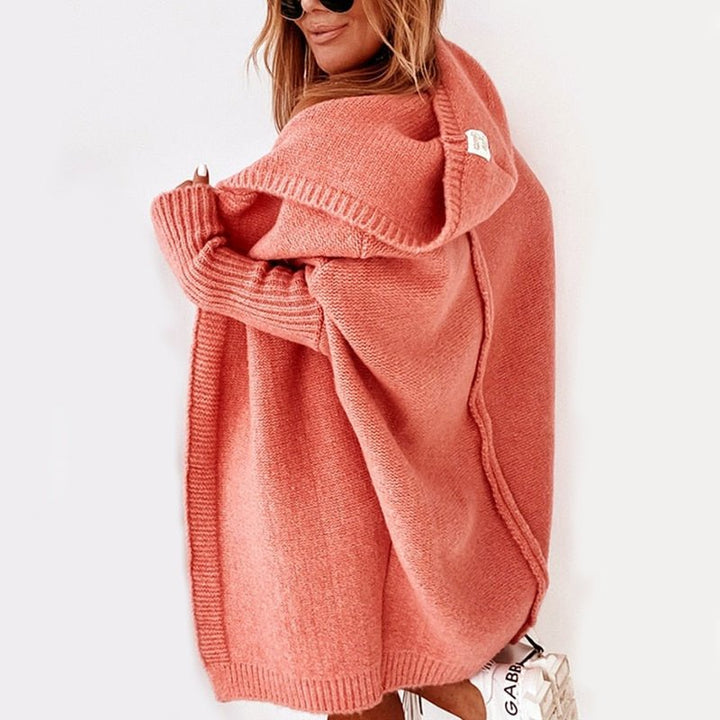 Knitted Autumn Cardigan - CuddleWrap-Orange-S (2-4)-Nora Luxe