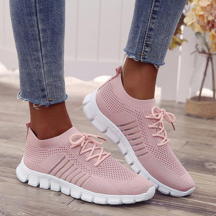 Ladies Anti-Slip Sneakers - ActiveColor-Pink-2.5-Nora Luxe
