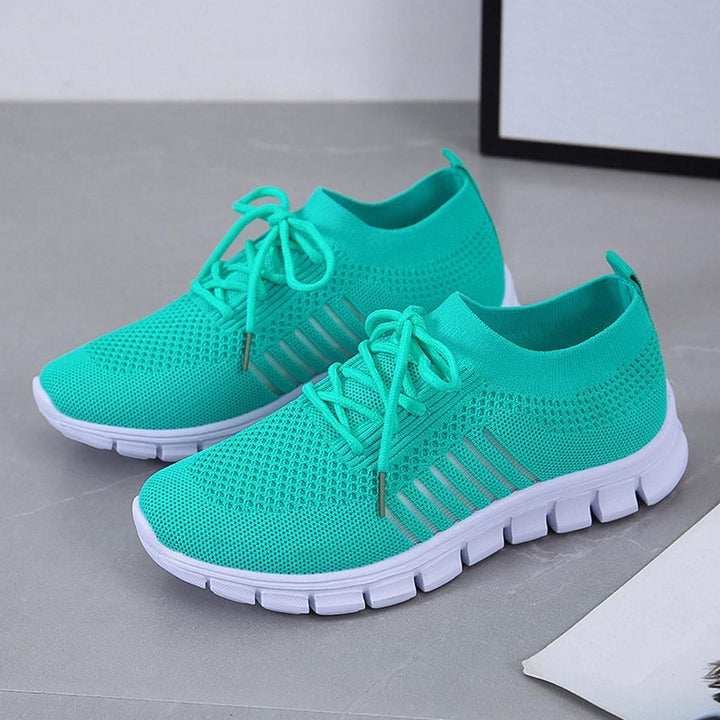 Ladies Anti-Slip Sneakers - ActiveColor-Turquoise-2.5-Nora Luxe