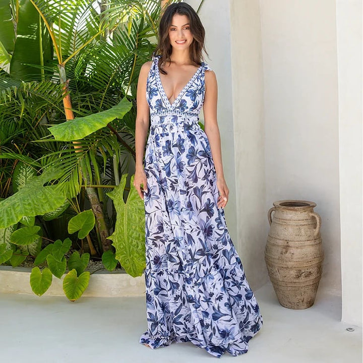 Ladies' beach suit - Mira-Swimsuit + Straight Skirt-S-Nora Luxe