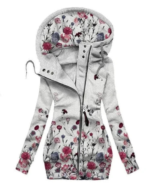 Ladies Butterfly Art Cardigan – Alina-White-S-Nora Luxe