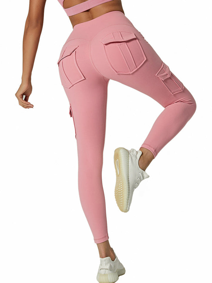 Ladies Cargo Leggings - Nova-Black-S-Nora Luxe