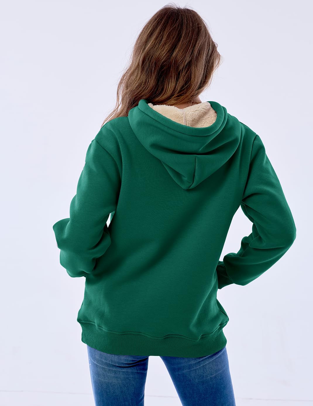 Ladies Casual Lined Hoodie - Lilly-Black-S-Nora Luxe