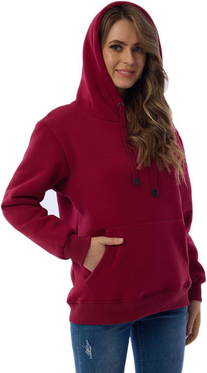 Ladies Casual Lined Hoodie - Lilly-Black-S-Nora Luxe