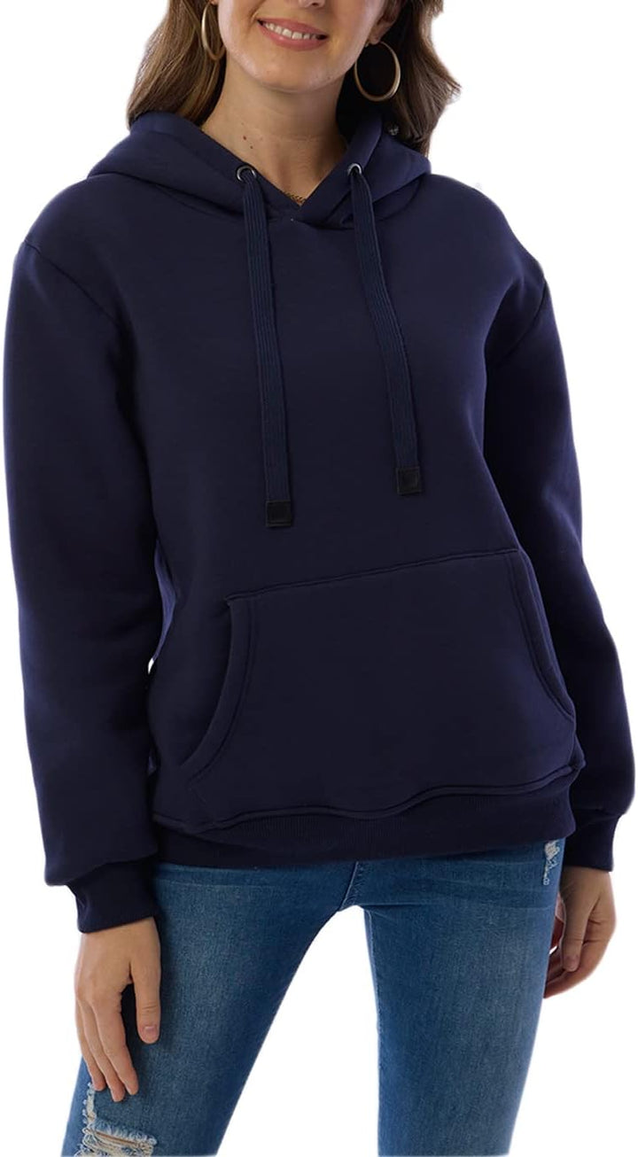 Ladies Casual Lined Hoodie - Lilly-Black-S-Nora Luxe