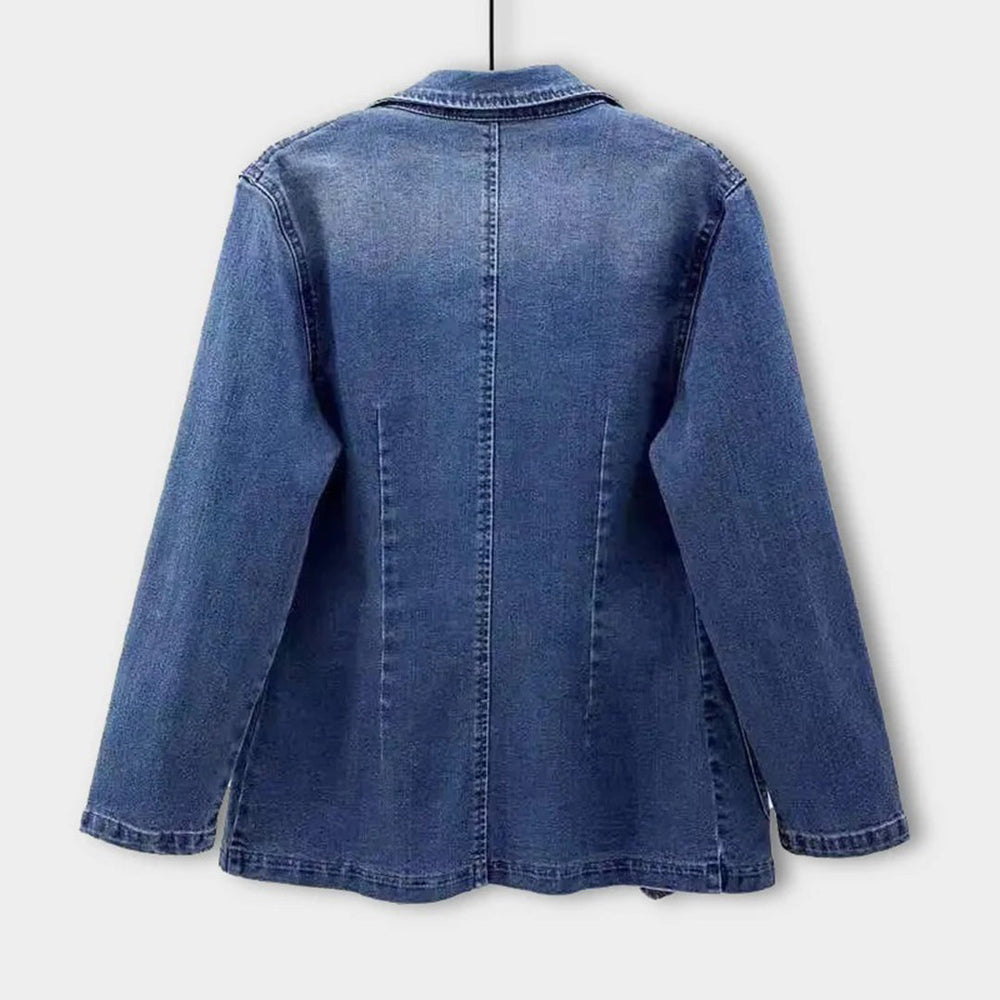 Ladies' denim blazer with an elegant cut – Nora-S-Nora Luxe
