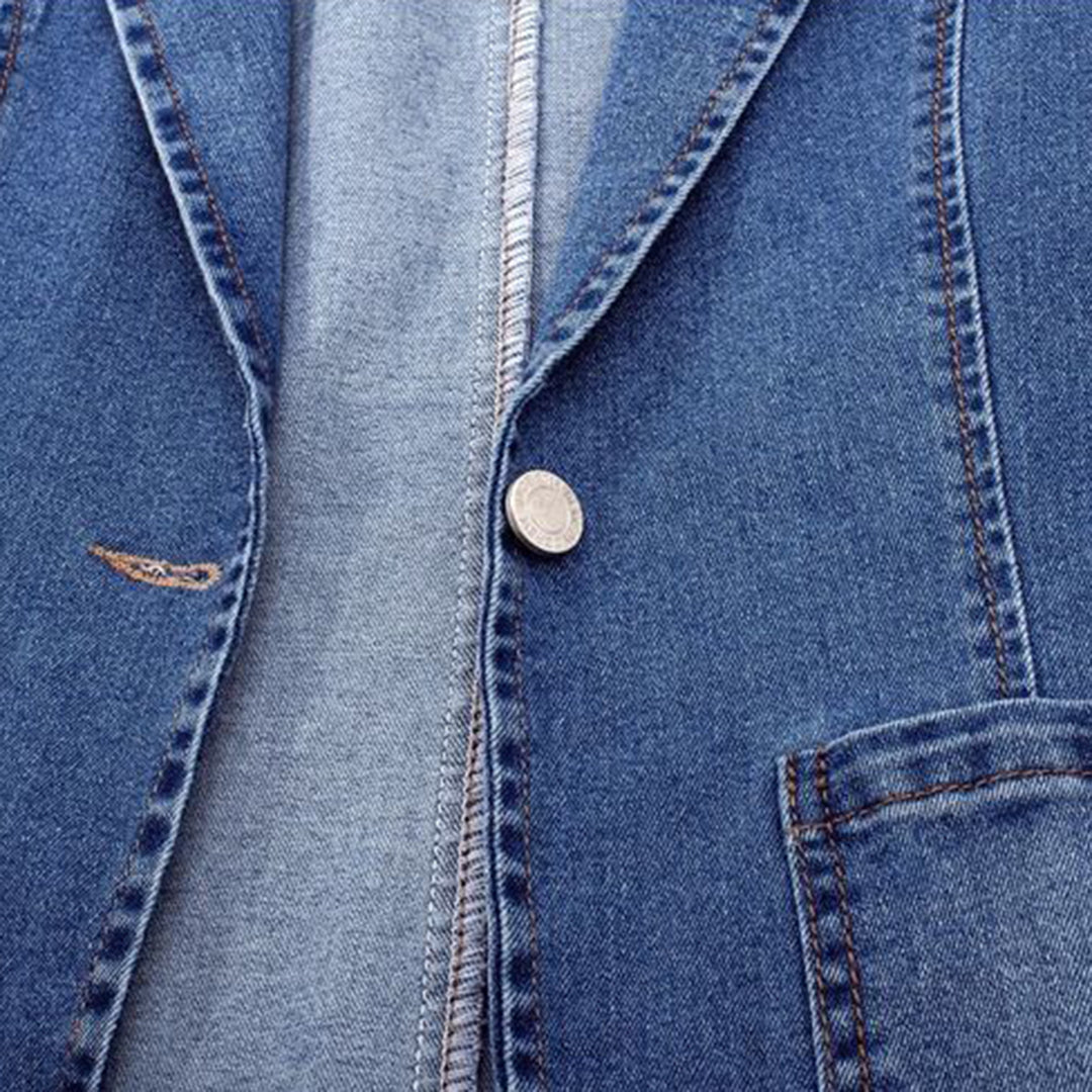 Ladies' denim blazer with an elegant cut – Nora-S-Nora Luxe