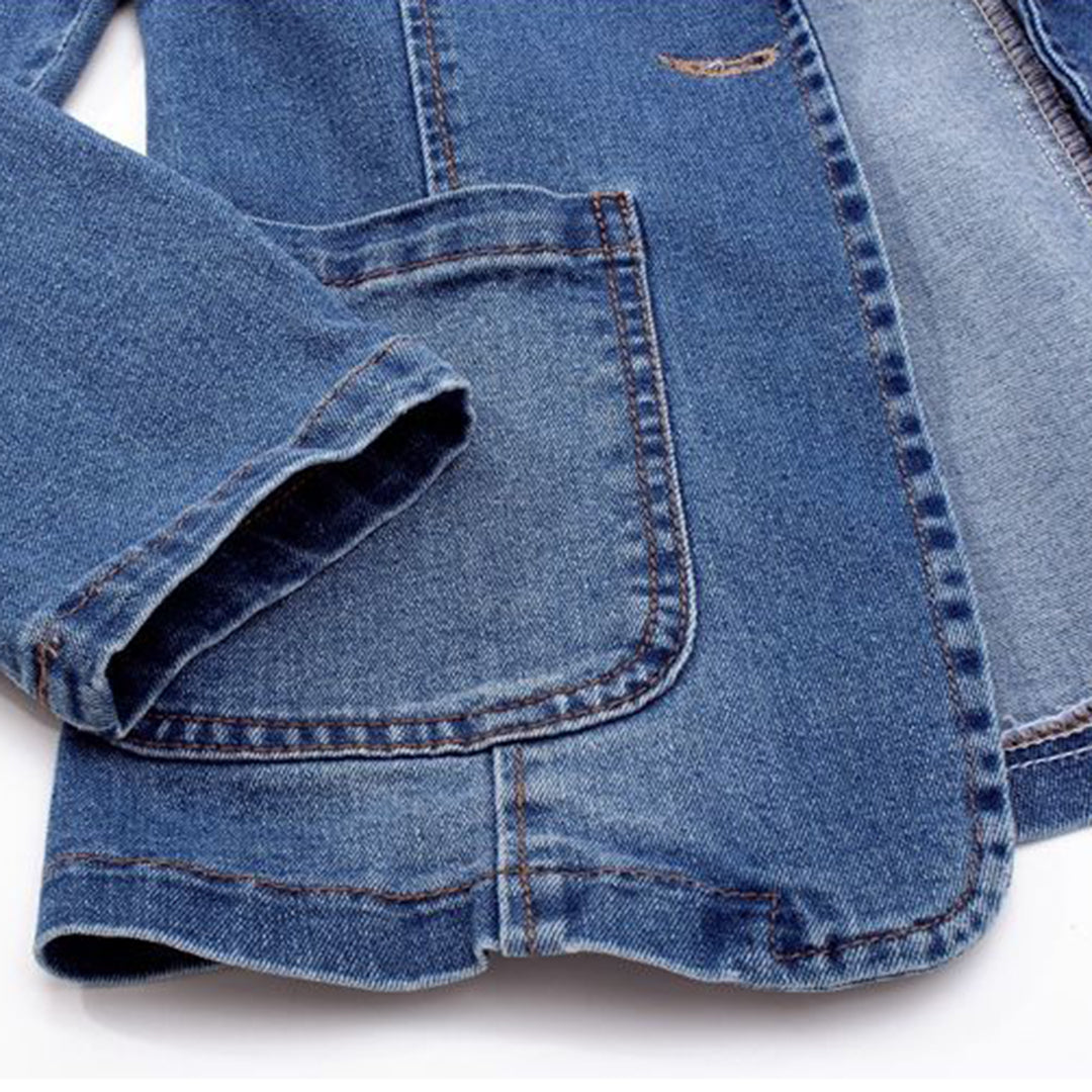 Ladies' denim blazer with an elegant cut – Nora-S-Nora Luxe