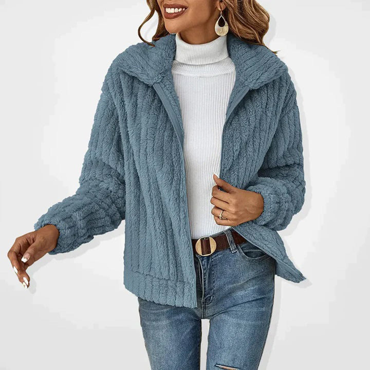 Ladies Fleece Gilet - Ember-Blue-S-Nora Luxe