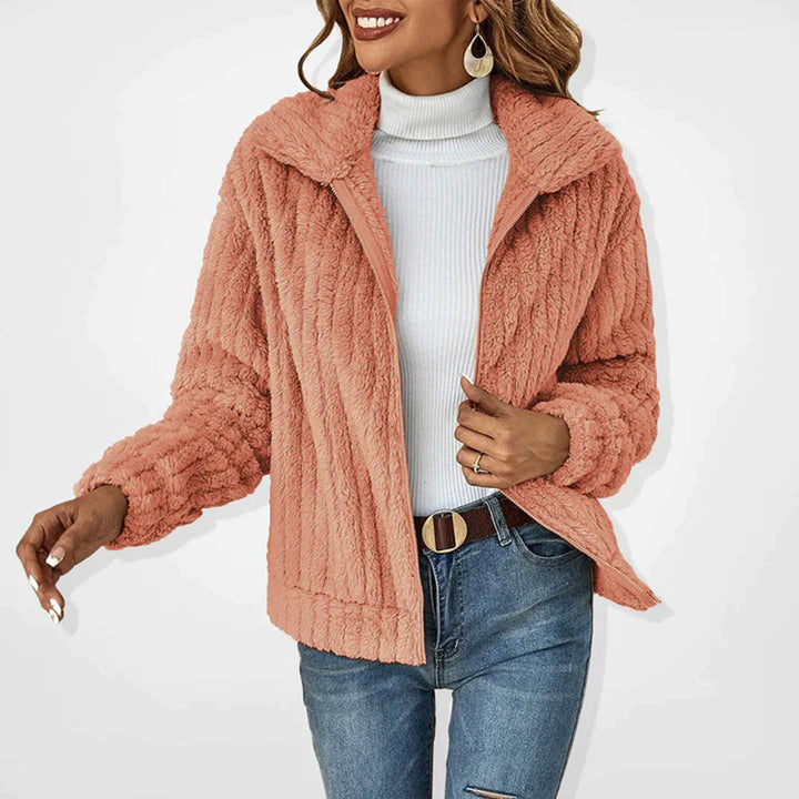 Ladies Fleece Gilet - Ember-Pink-S-Nora Luxe