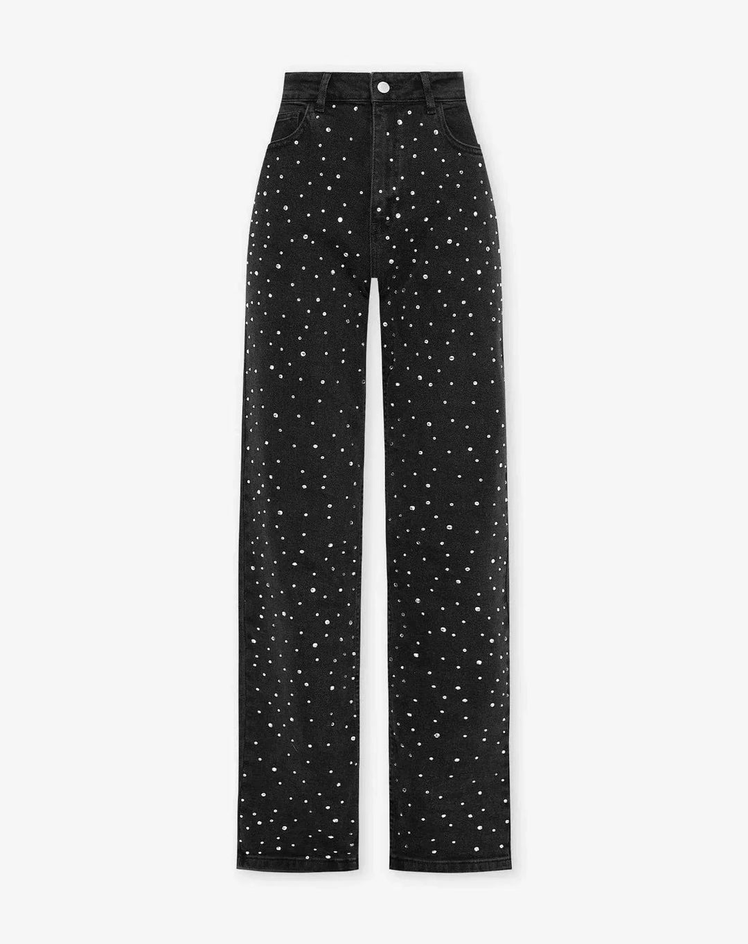 Ladies Glitter Jeans for a Sparkling Look - Jade-Blue Grey-S-The Livary